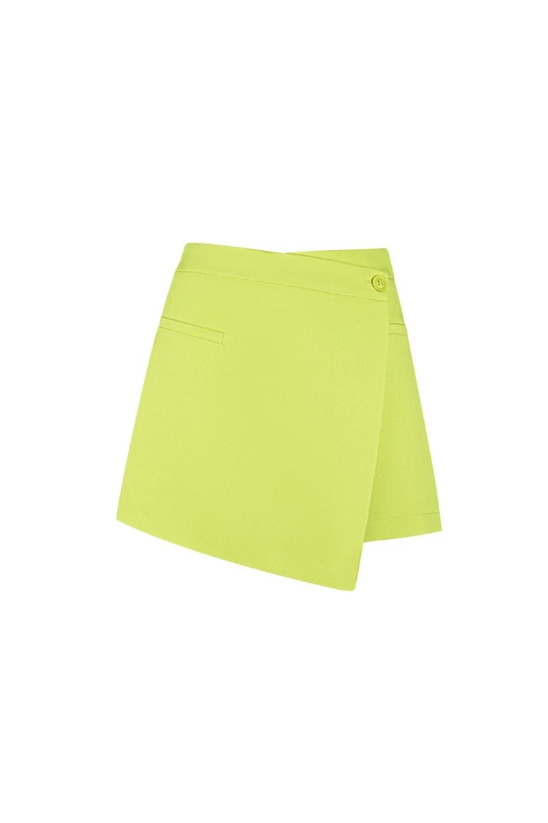 The Asymmetric Wrap Mini Skirt - Velaris Femme