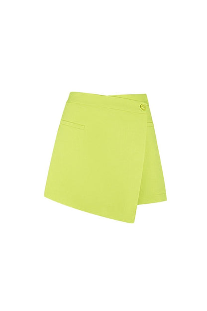 The Asymmetric Wrap Mini Skirt - Velaris Femme