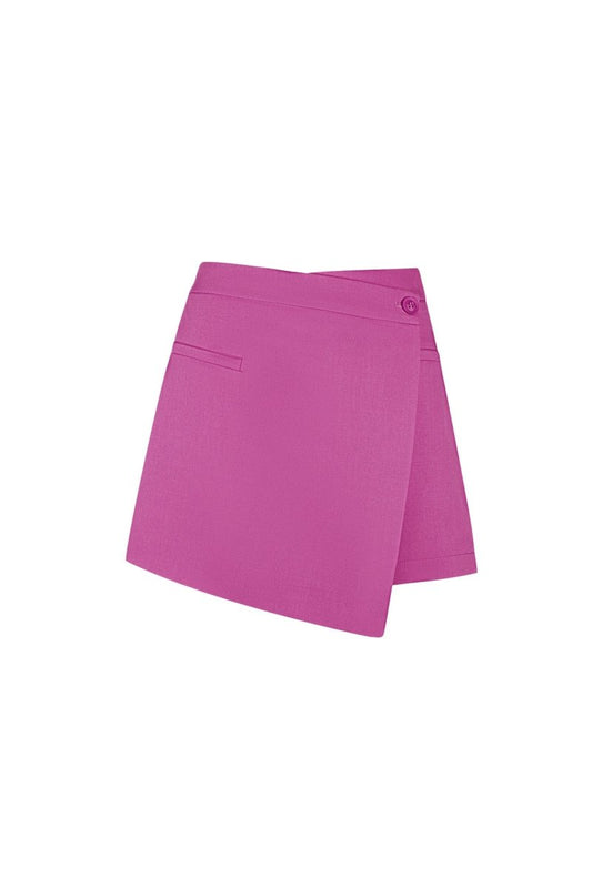The Asymmetric Wrap Mini Skirt - Velaris Femme