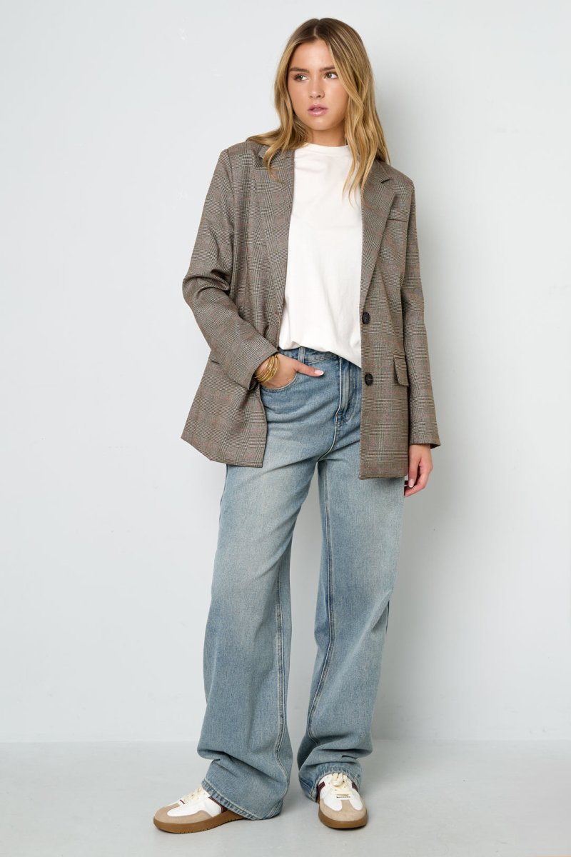 The Checkered Suit Set - Velaris Femme