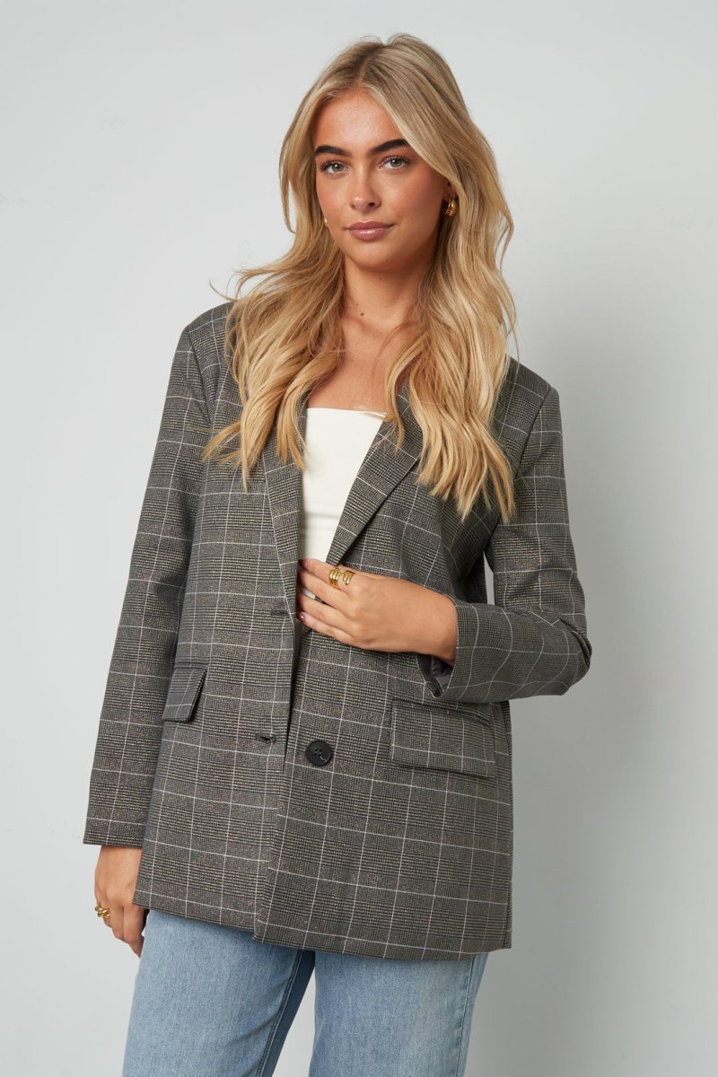 The Checkered Suit Set - Velaris Femme