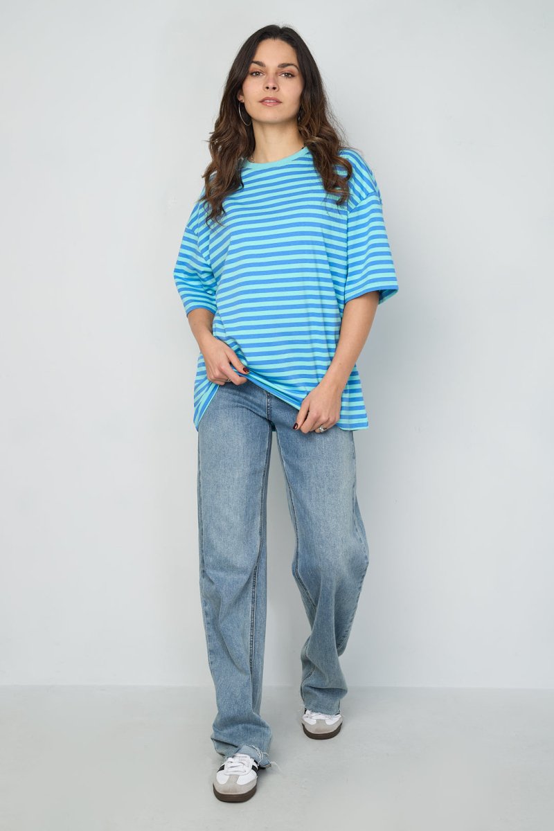 The Colorful Striped Tee - Velaris Femme