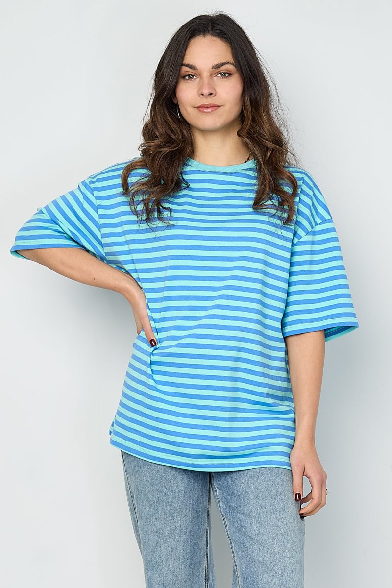 The Colorful Striped Tee - Velaris Femme