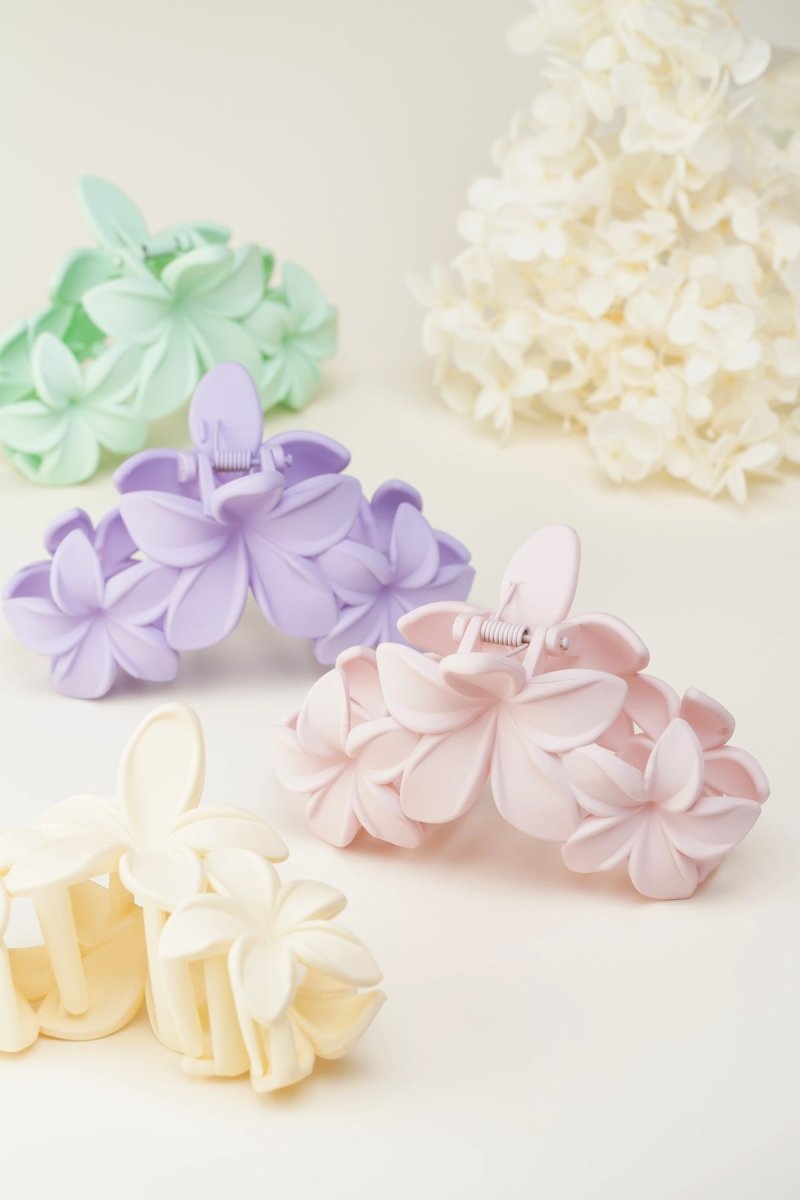 The Cotton Bloom – Flower Hair Clip - Velaris Femme