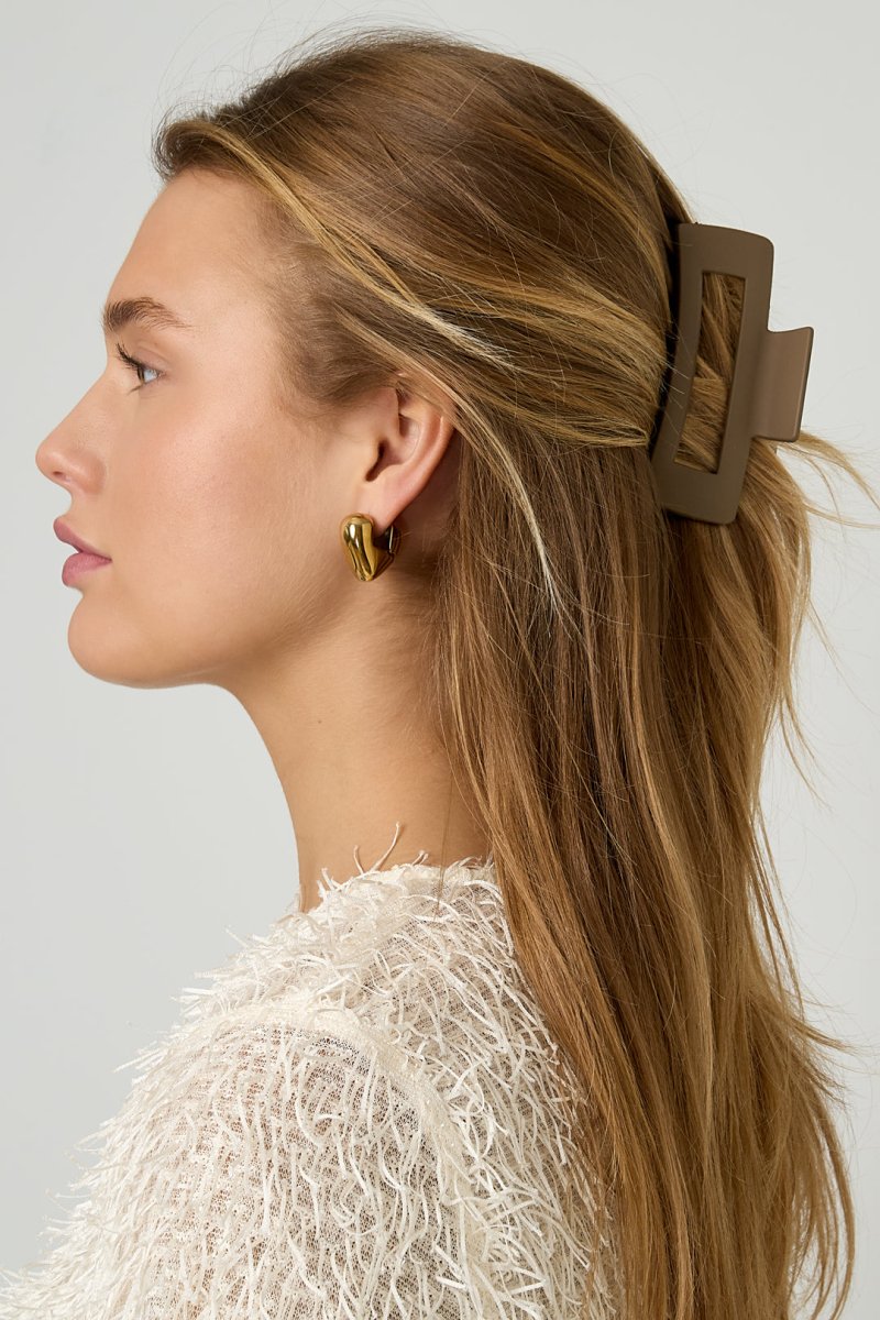 The Cream Clip – Rectangle Hair Clip - Velaris Femme