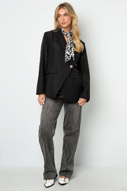 The Elara Blazer – Elegant Solid Color - Velaris Femme