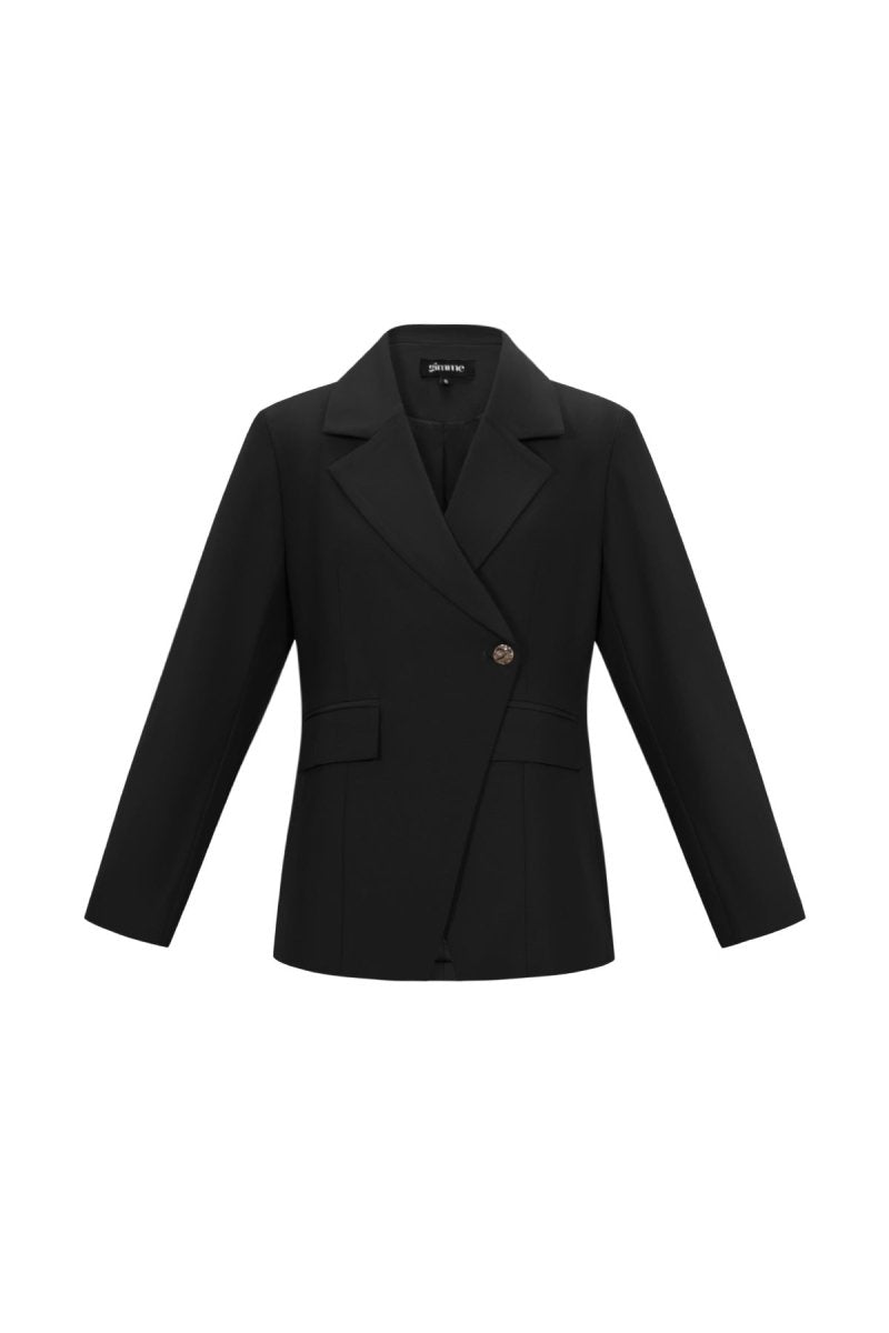 The Elara Blazer – Elegant Solid Color - Velaris Femme