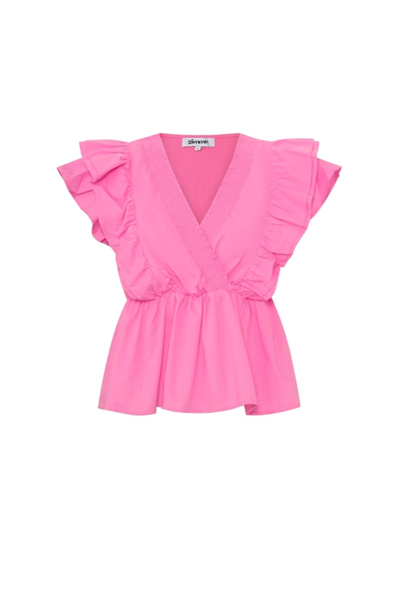 The Elara Ruffle – Sleeveless Elegant Top - Velaris Femme