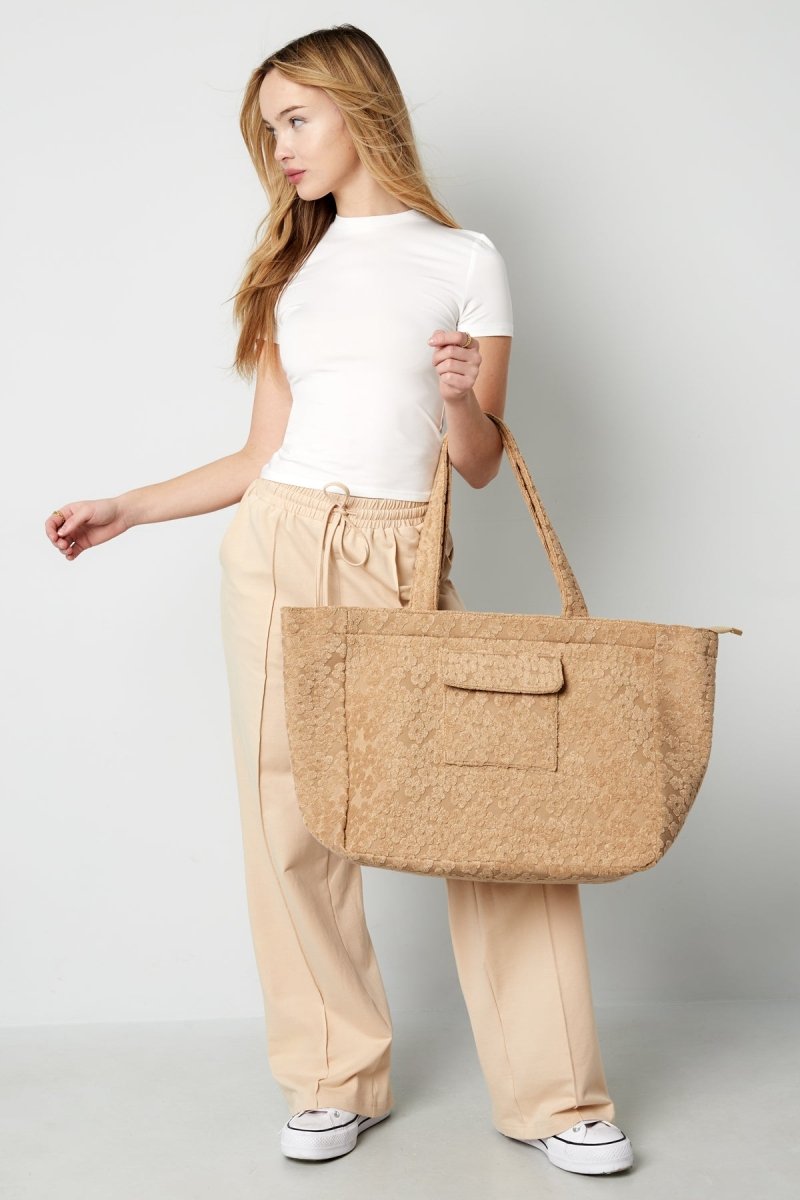 The Flora Bloom – Large Flower Girl Bag - Velaris Femme