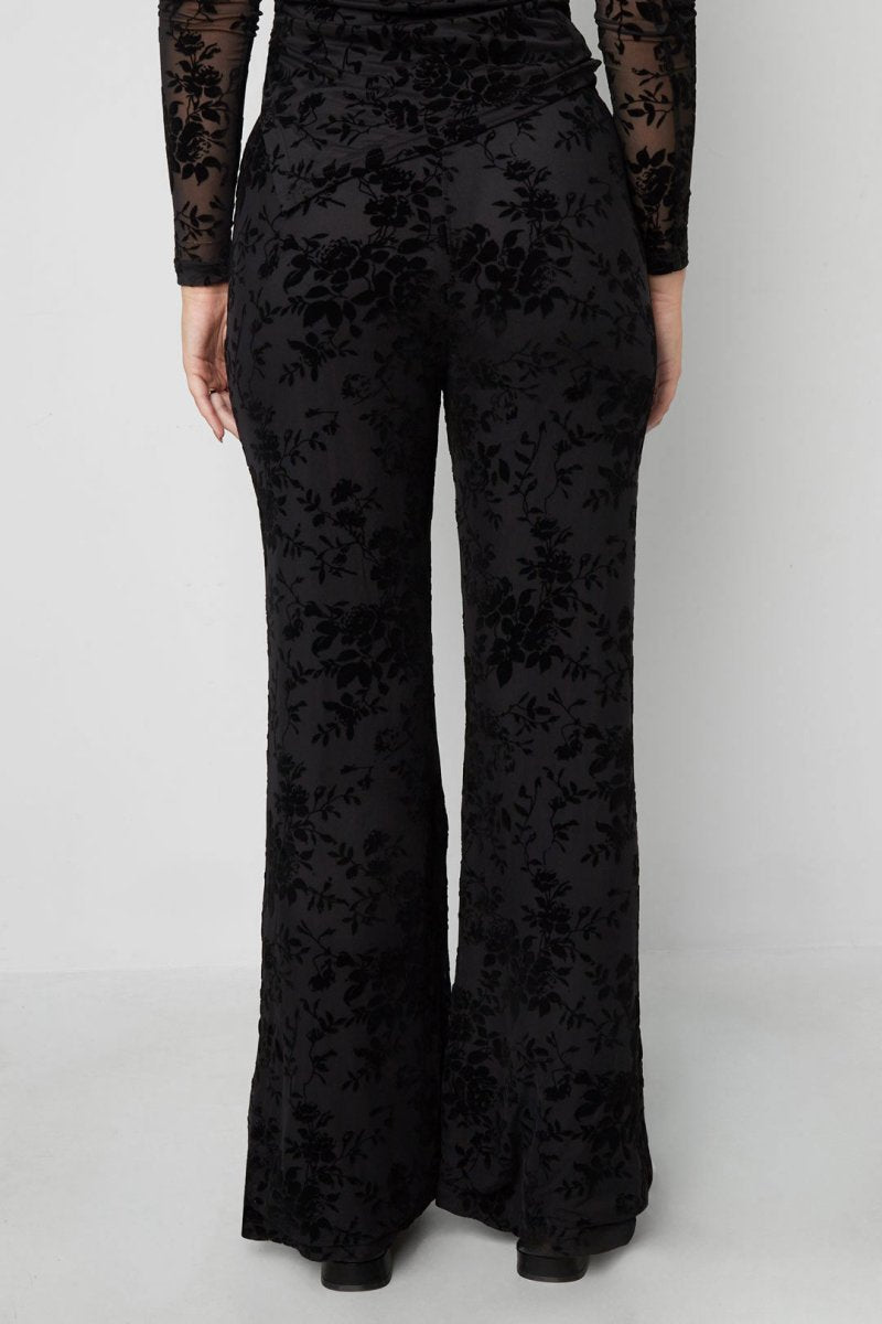 The Floral Mesh Pants - Velaris Femme