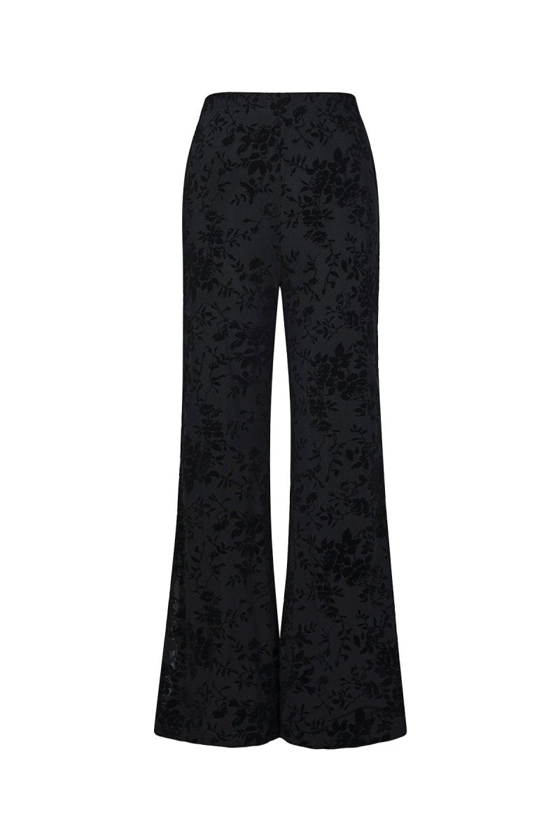 The Floral Mesh Pants - Velaris Femme