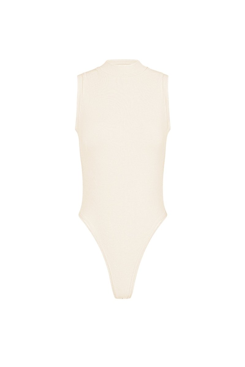The High Neck Bodysuit – Sleeveless Viscose Bodysuit - Velaris Femme