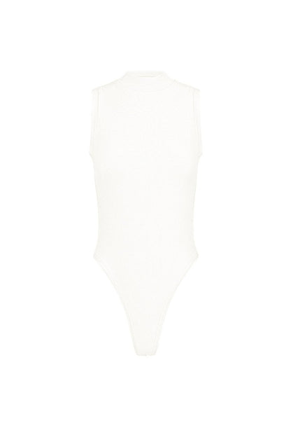 The High Neck Bodysuit – Sleeveless Viscose Bodysuit - Velaris Femme