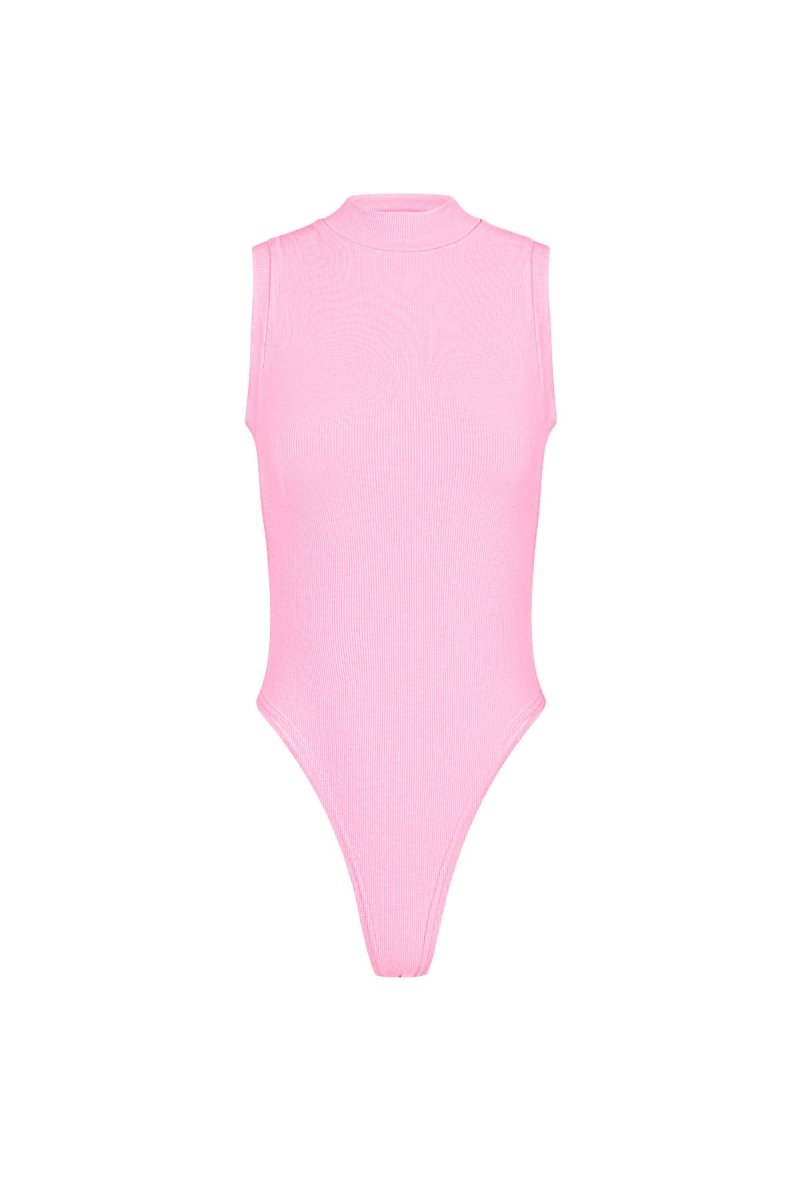 The High Neck Bodysuit – Sleeveless Viscose Bodysuit - Velaris Femme
