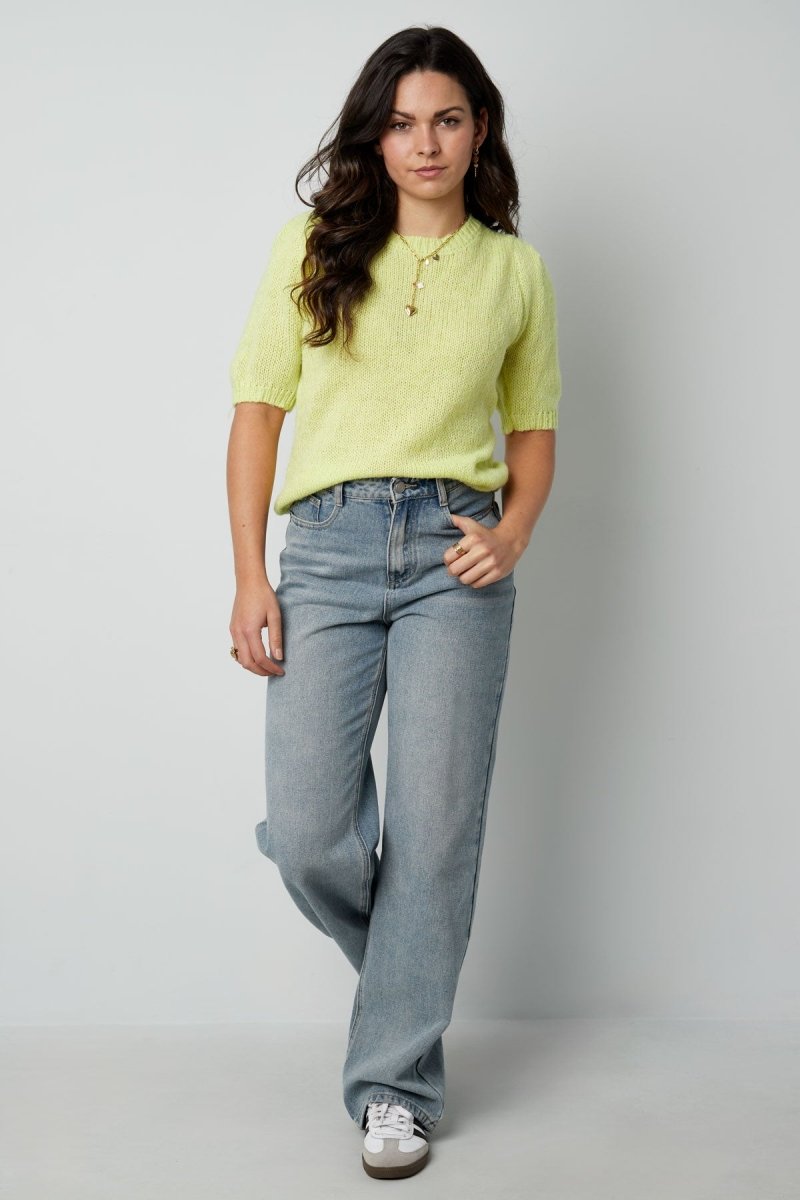The Knitted Back Tie Top - Velaris Femme