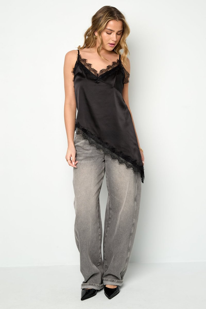 The Lace Panel Top - Velaris Femme