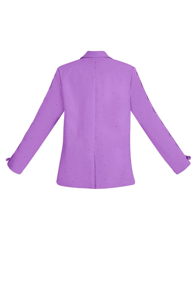 The Lace - Up Sleeve Blazer - Velaris Femme