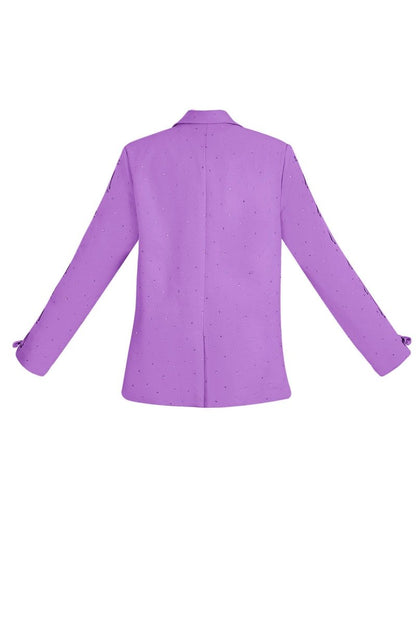 The Lace - Up Sleeve Blazer - Velaris Femme
