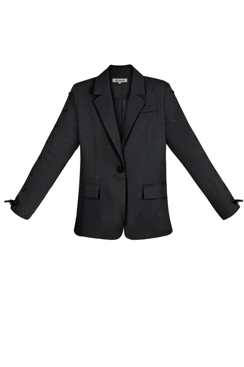 The Lace - Up Sleeve Blazer - Velaris Femme