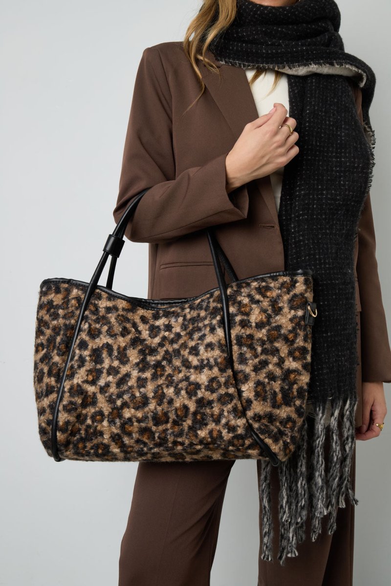 The Leopard Tote – Casual Cotton Bag - Velaris Femme