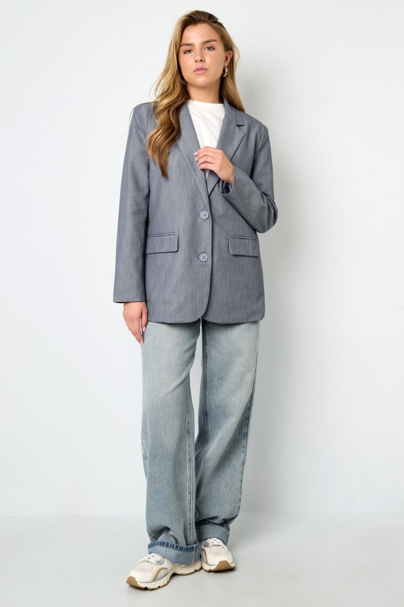 The Letter Chic – Elegant Blazer - Velaris Femme