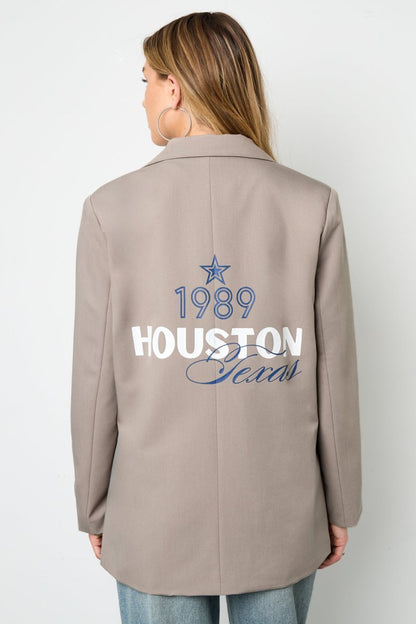 The Letter Chic – Elegant Blazer - Velaris Femme