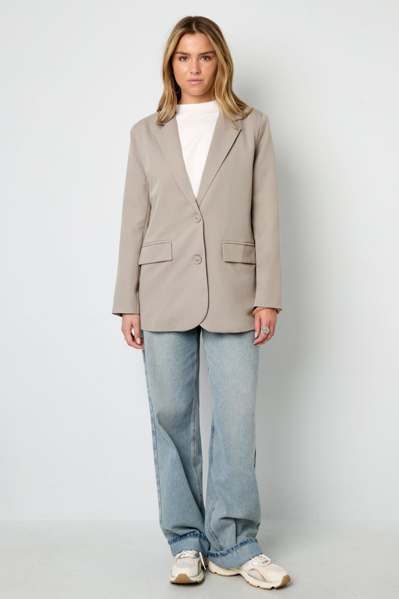 The Letter Chic – Elegant Blazer - Velaris Femme