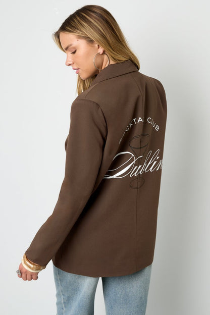 The Letter Elegance – Letter Blazer - Velaris Femme