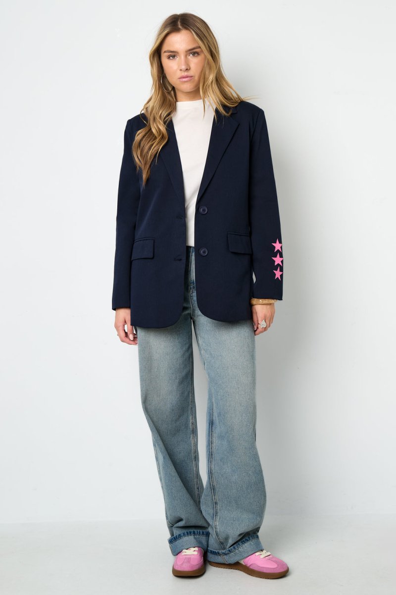 The Letter Street – Casual Letter Blazer - Velaris Femme