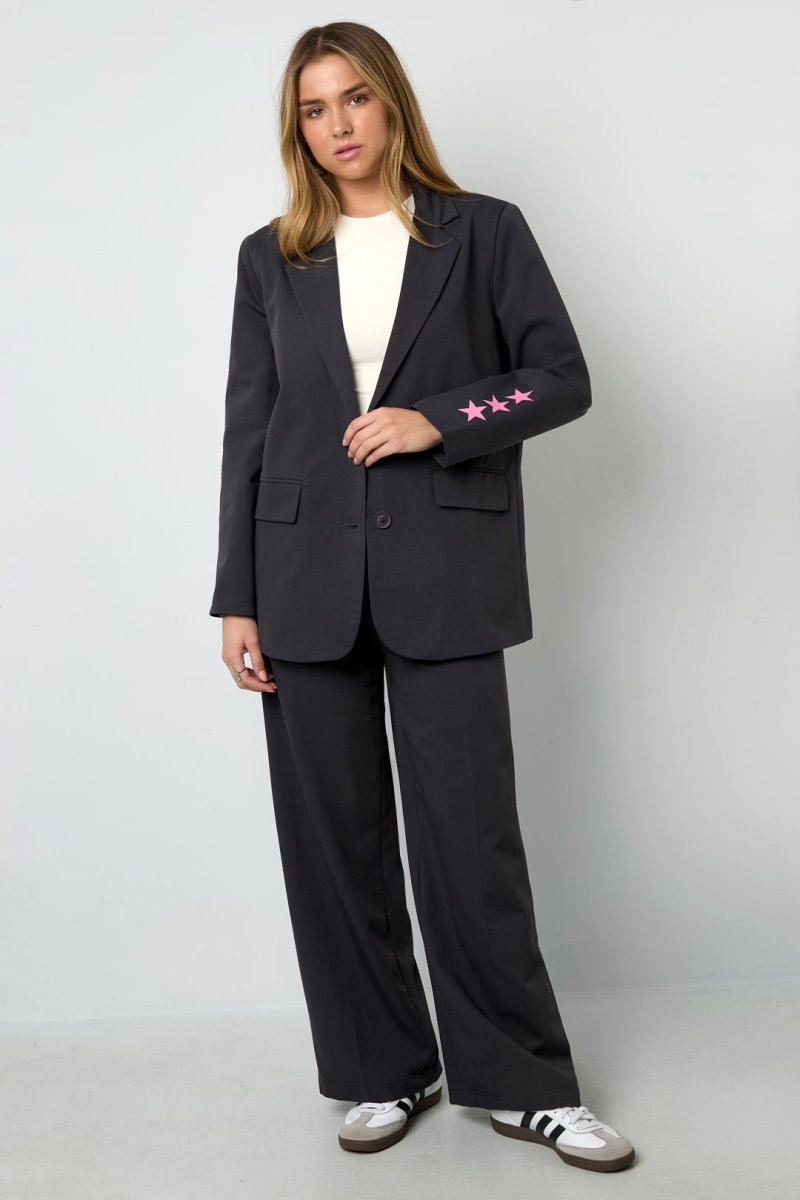 The Letter Street – Casual Letter Blazer - Velaris Femme