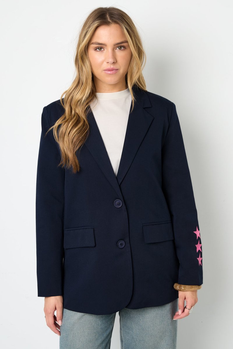 The Letter Street – Casual Letter Blazer - Velaris Femme