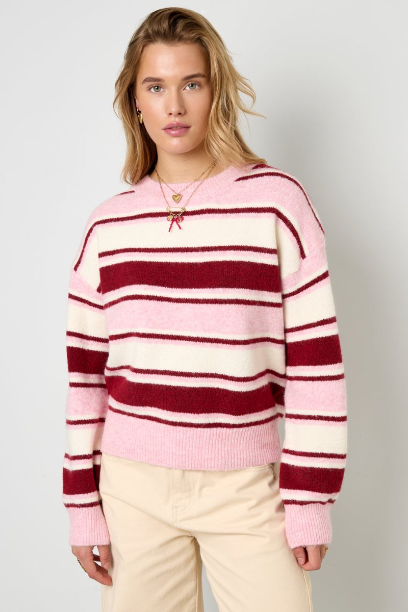 The Lola striped sweater - Velaris Femme