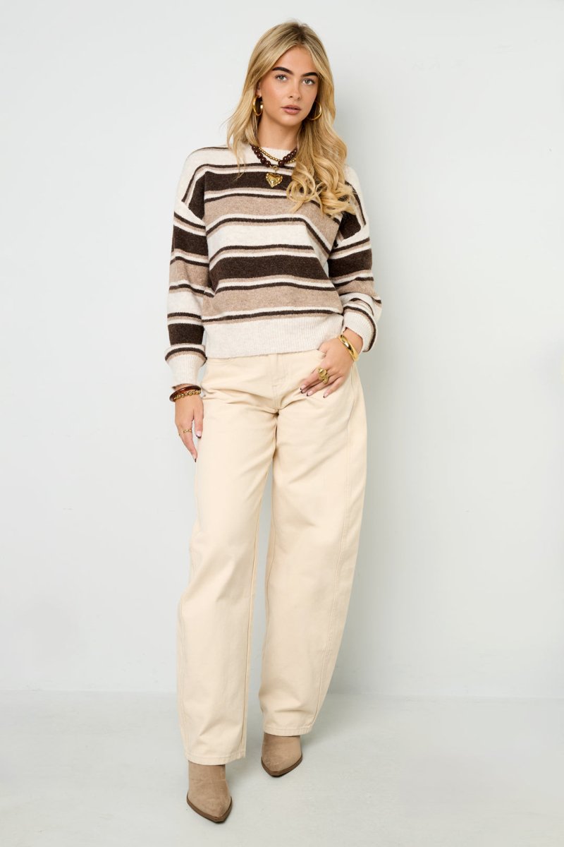The Lola striped sweater - Velaris Femme