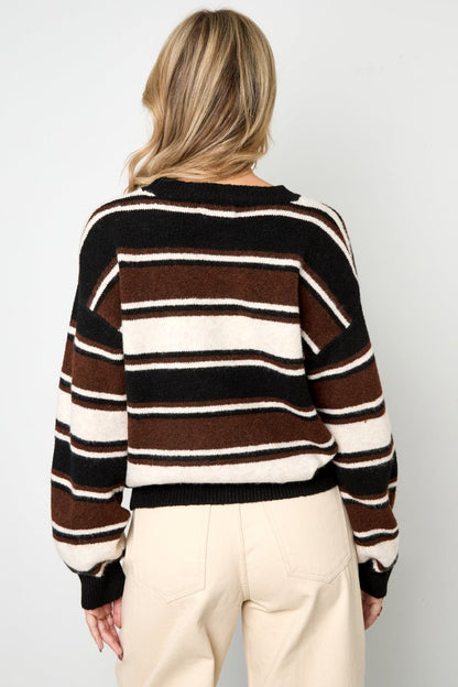 The Lola striped sweater - Velaris Femme