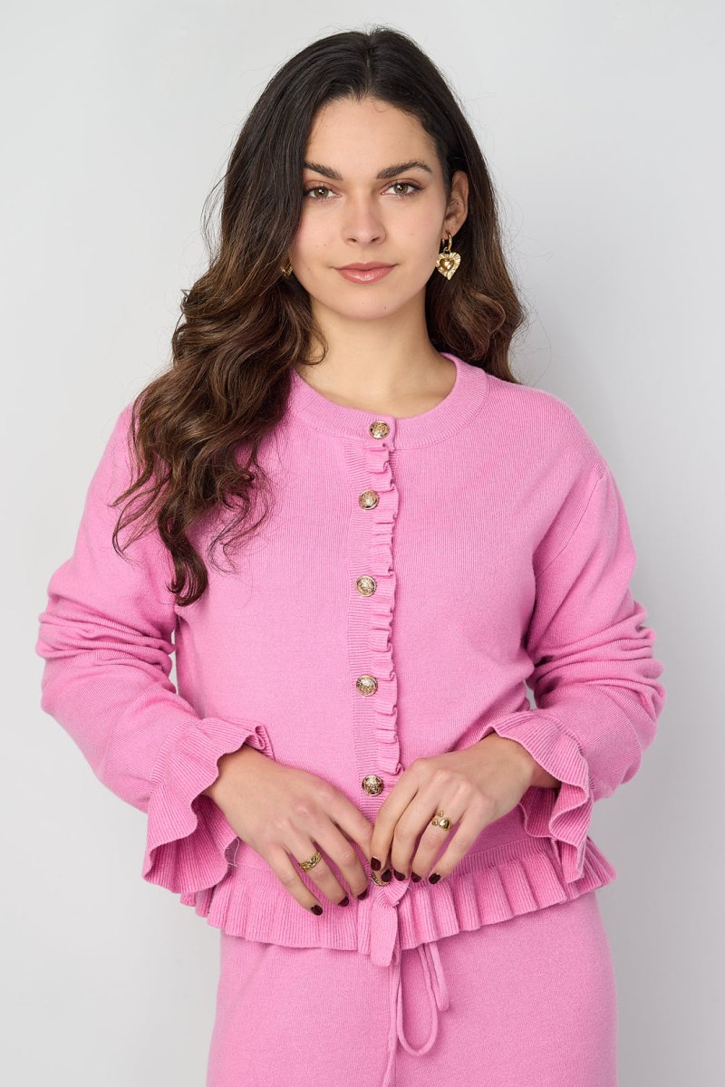 The Loving Ruffle Cardigan - Velaris Femme
