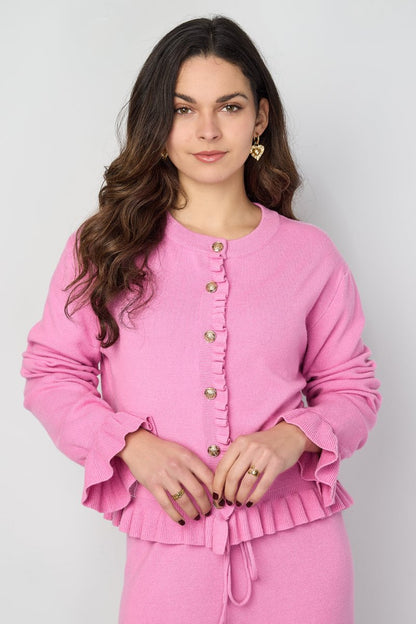 The Loving Ruffle Cardigan - Velaris Femme