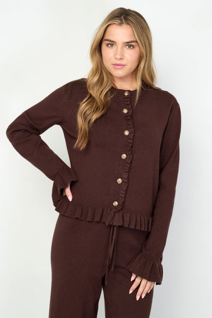 The Loving Ruffle Cardigan - Velaris Femme