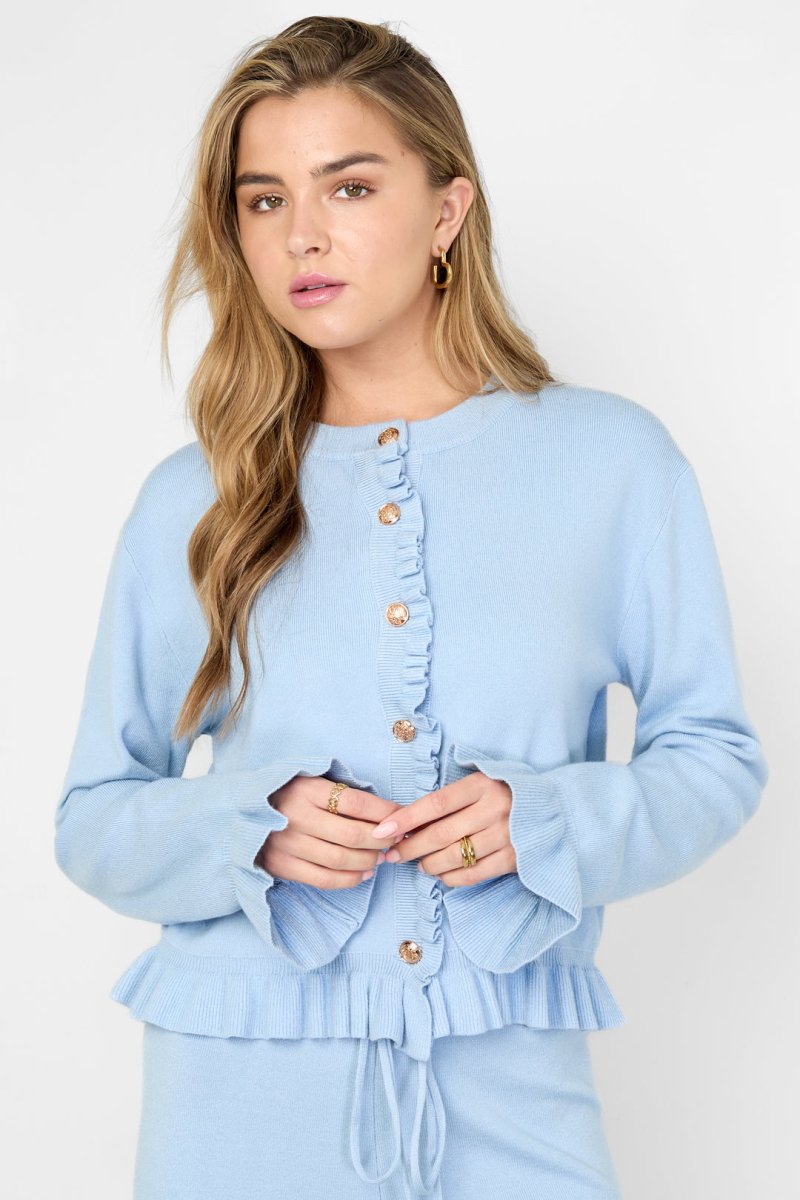 The Loving Ruffle Cardigan - Velaris Femme