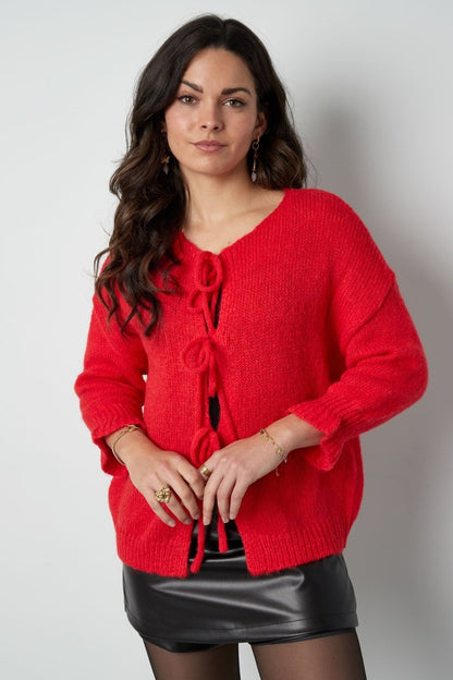 The Oversized Lace - Up Top - Velaris Femme