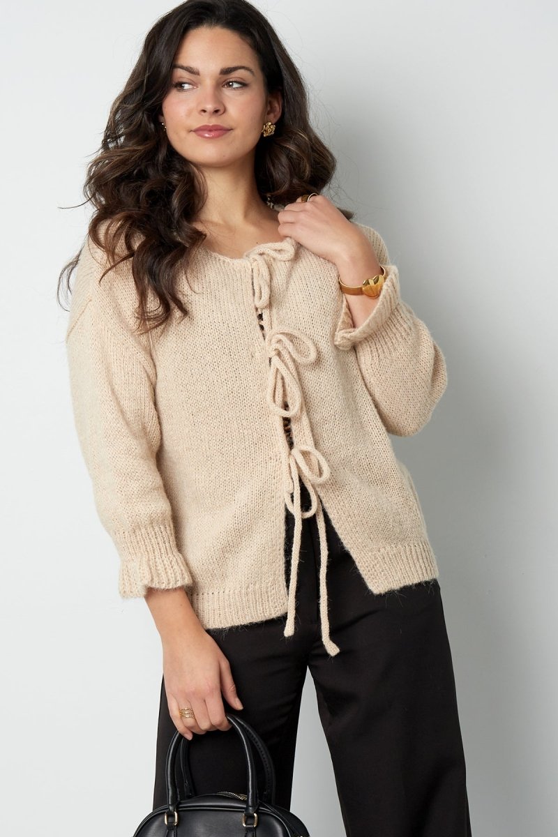 The Oversized Lace - Up Top - Velaris Femme