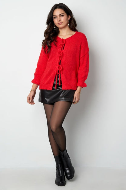 The Oversized Lace - Up Top - Velaris Femme