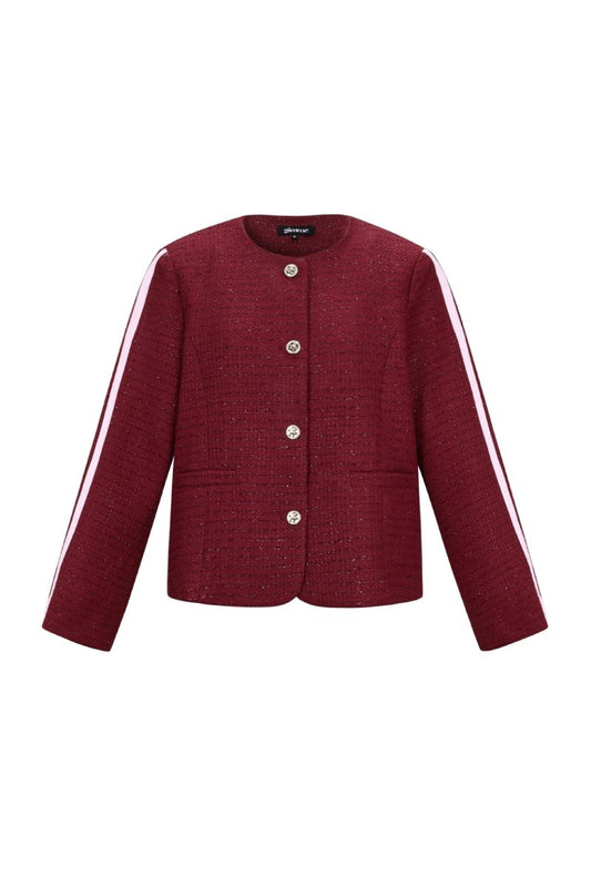 The Plaid Grace – Elegant Plaid Jacket - Velaris Femme