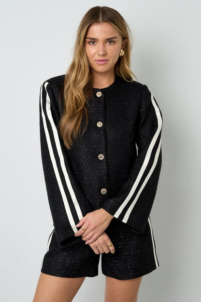 The Plaid Grace – Elegant Plaid Jacket - Velaris Femme
