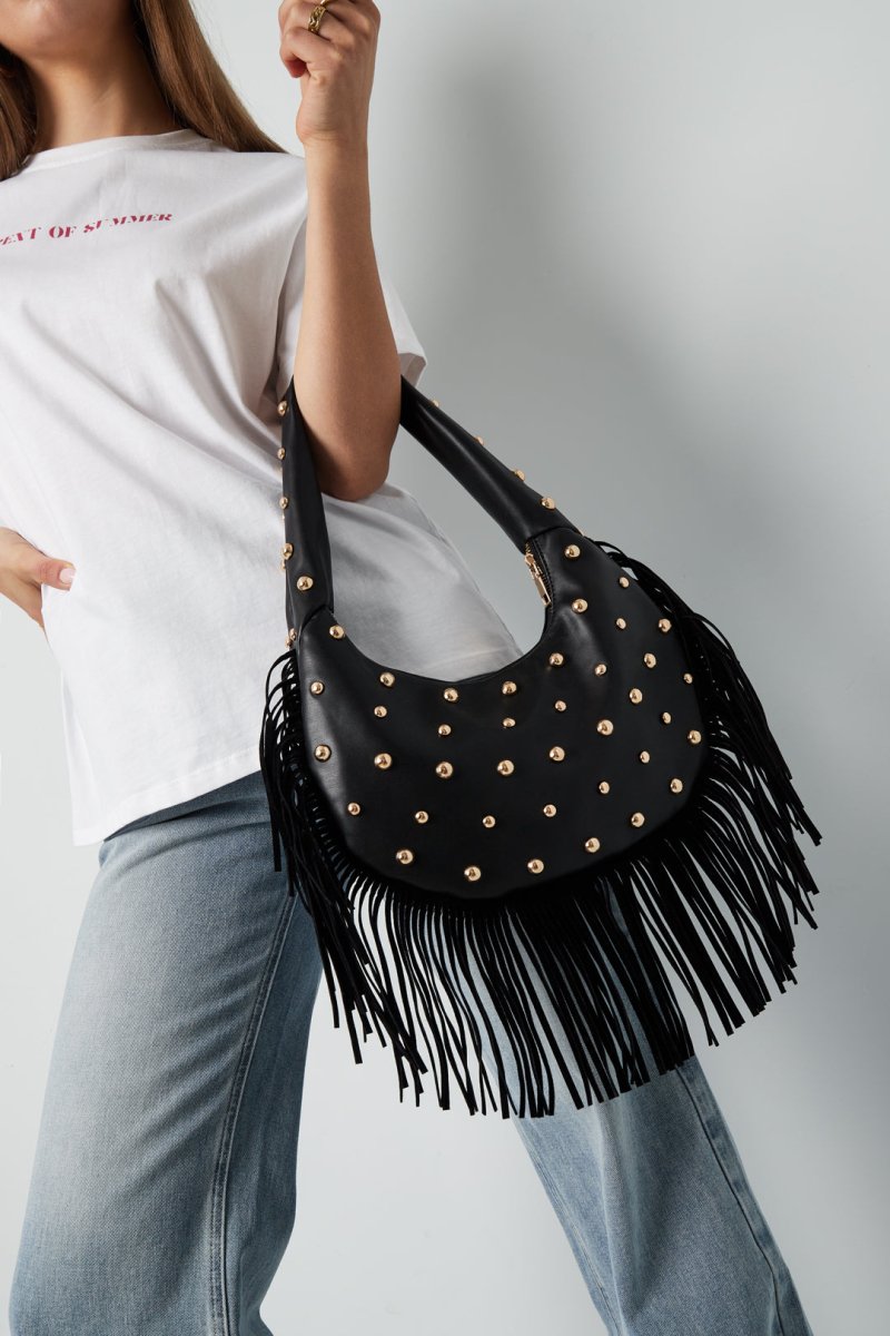 The Rebel Stud – Studded Hand Bag - Velaris Femme
