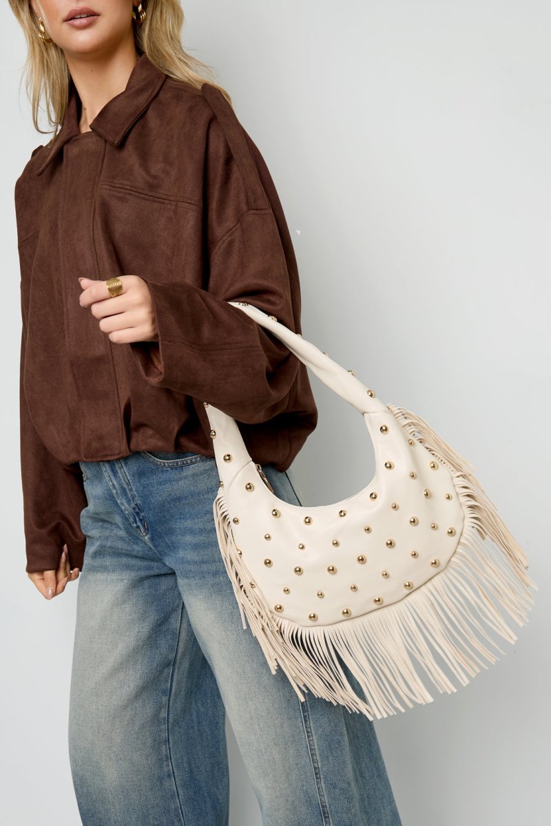 The Rebel Stud – Studded Hand Bag - Velaris Femme