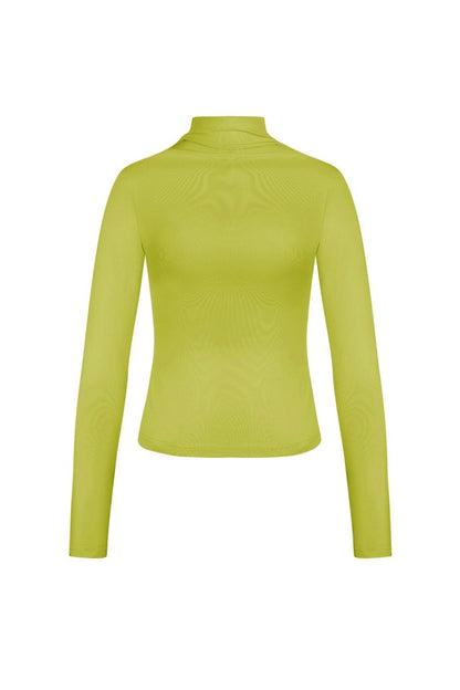 The Ribbed Turtleneck Top - Velaris Femme