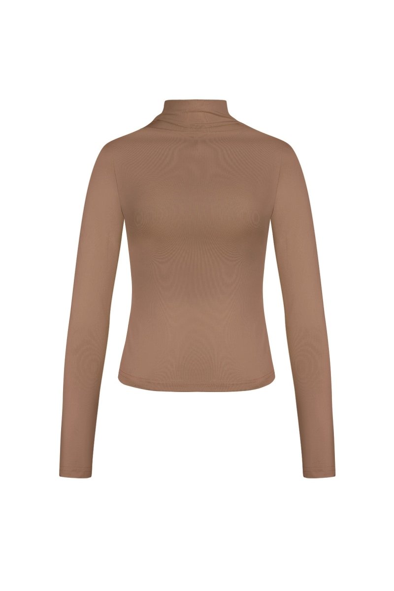 The Ribbed Turtleneck Top - Velaris Femme
