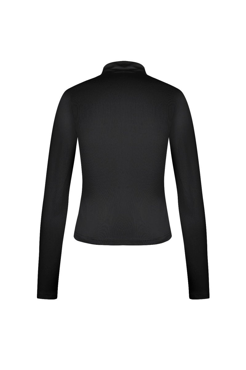 The Ribbed Turtleneck Top - Velaris Femme
