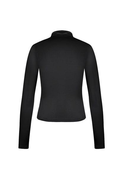 The Ribbed Turtleneck Top - Velaris Femme