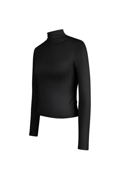 The Ribbed Turtleneck Top - Velaris Femme